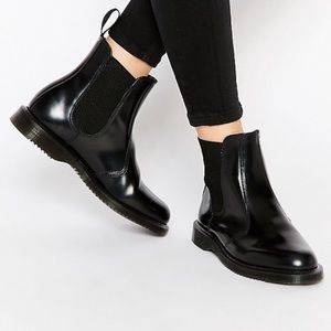 Black Dr Marten Flora Boots size 7